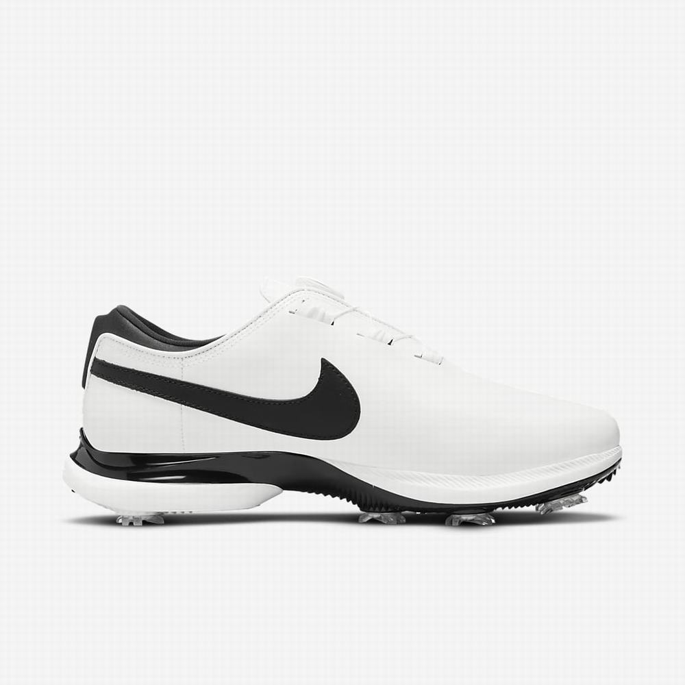 Golfove Topanky Nike Air Zoom Victory Tour 2 Boa (Wide) Panske Biele Čierne | SK714982