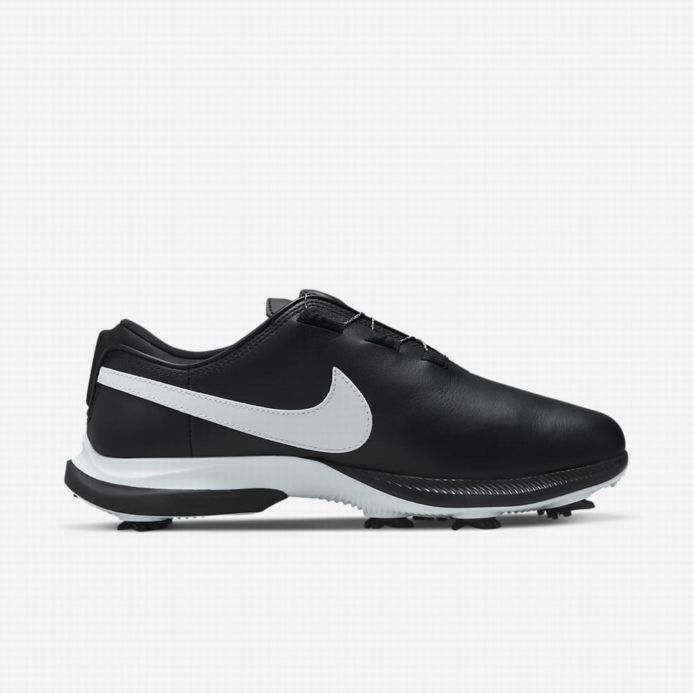 Golfove Topanky Nike Air Zoom Victory Tour 2 Boa (Wide) Panske Čierne Biele | SK790468