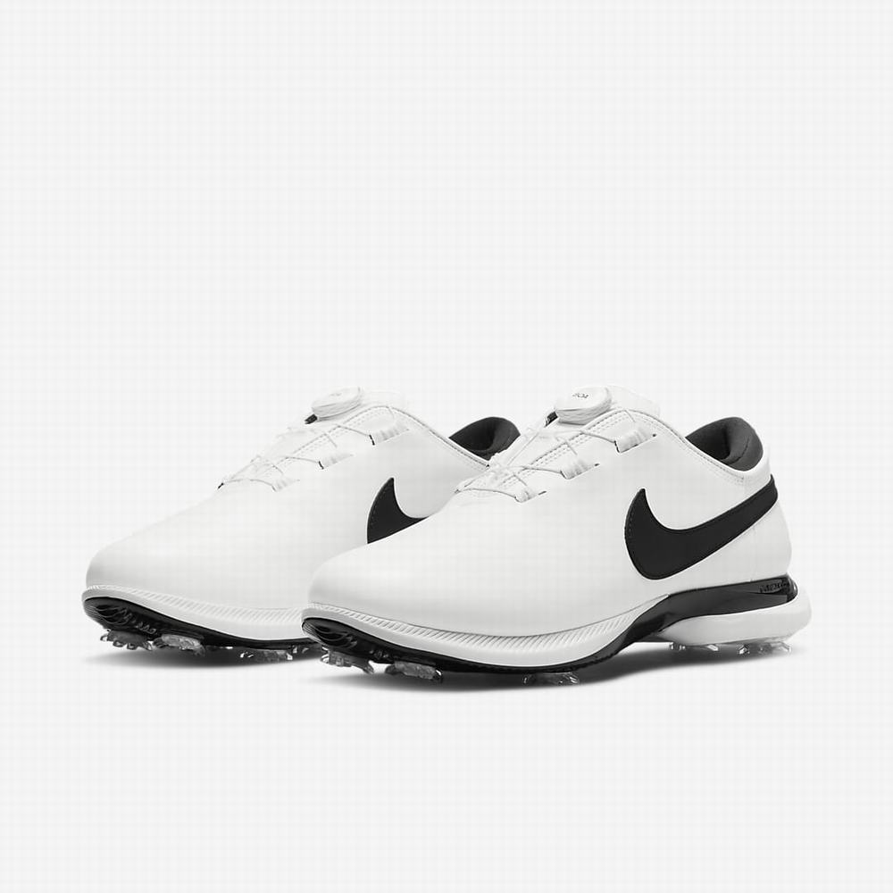 Golfove Topanky Nike Air Zoom Victory Tour 2 Boa (Wide) Damske Biele Čierne | SK873549