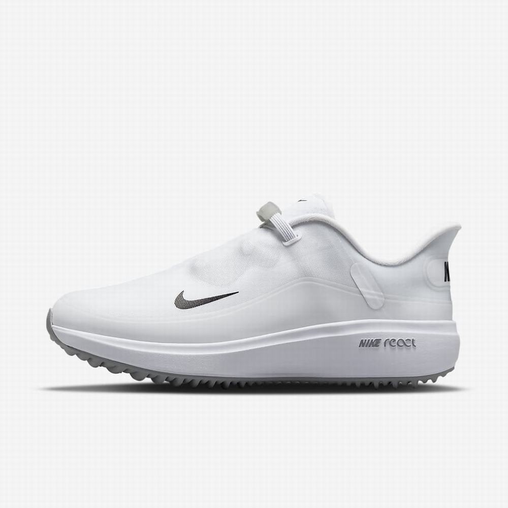 Golfove Topanky Nike React Ace Tour Damske Biele Svetlo Siva Čierne | SK731890