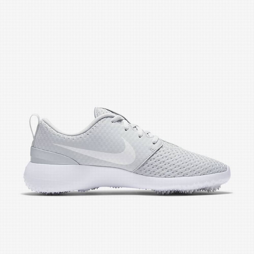 Golfove Topanky Nike Roshe G Damske Platina Biele Metal Biele | SK583926