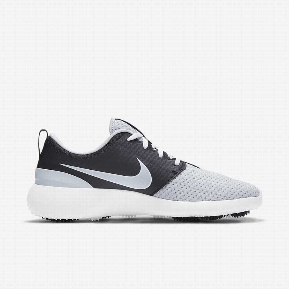 Golfove Topanky Nike Roshe G Panske Platina Čierne Biele Platina | SK857306