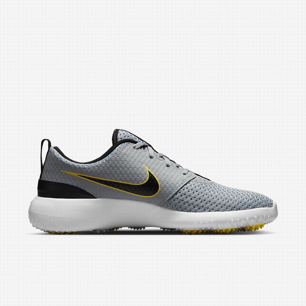 Golfove Topanky Nike Roshe G Panske Siva Biele Žlté Čierne | SK572391