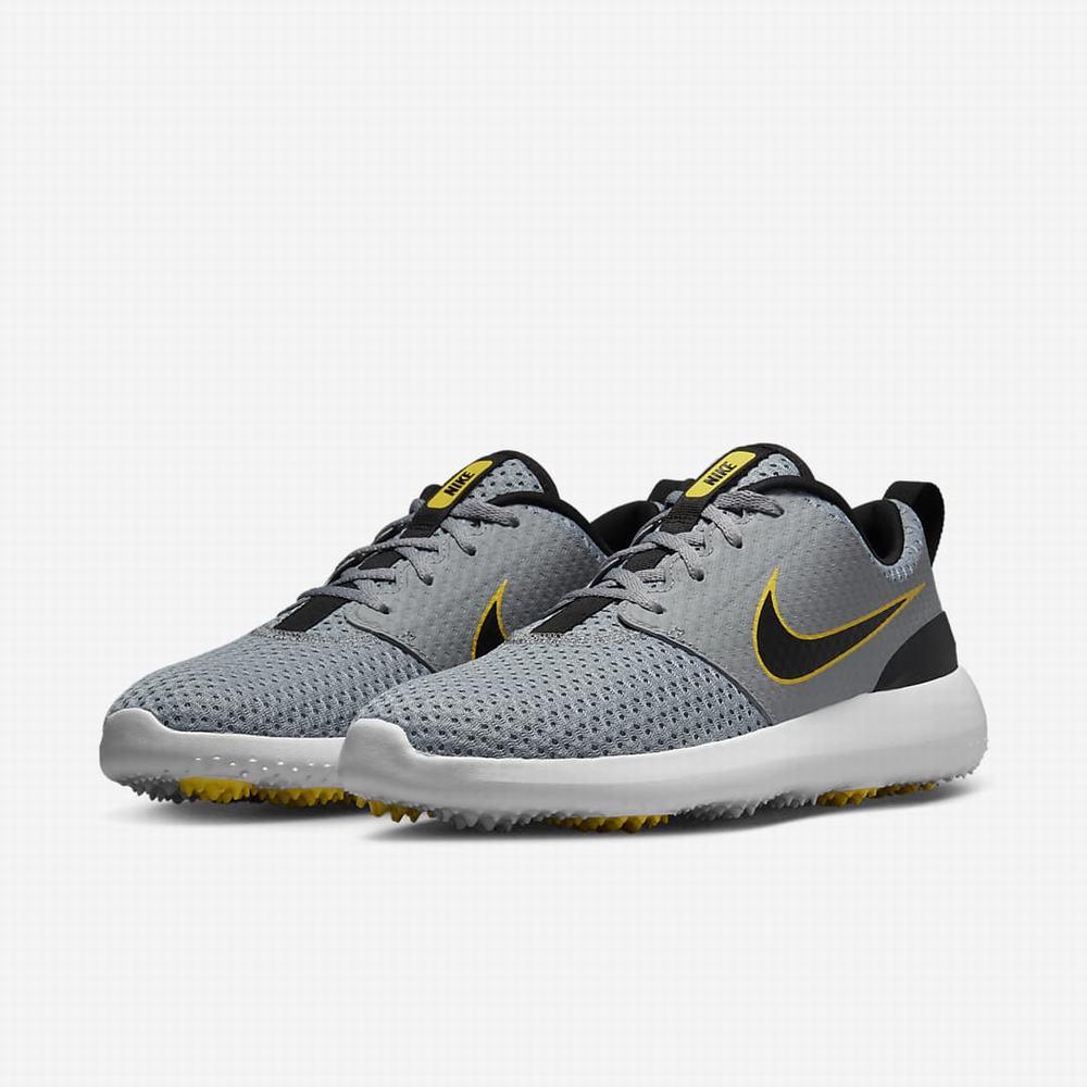 Golfove Topanky Nike Roshe G Panske Siva Biele Žlté Čierne | SK572391