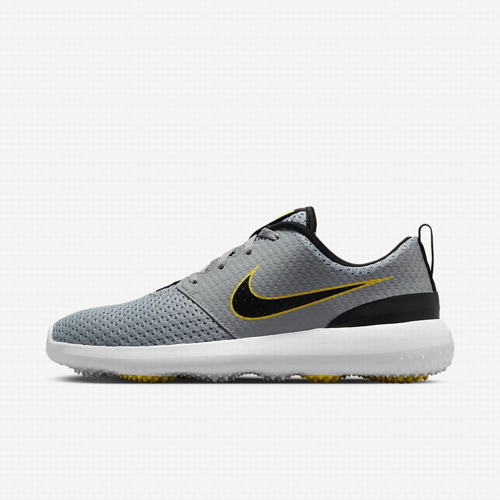 Golfove Topanky Nike Roshe G Panske Siva Biele Žlté Čierne | SK572391