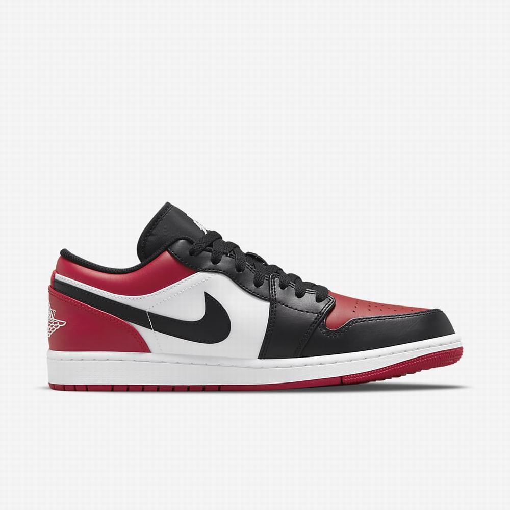 Jordan Tenisky Nike Air Jordan 1 Low Panske Červené Čierne Biele | SK925087