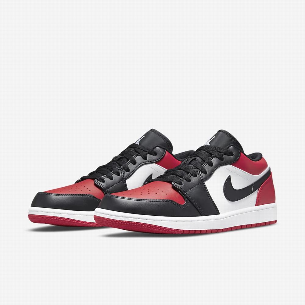 Jordan Tenisky Nike Air Jordan 1 Low Panske Červené Čierne Biele | SK925087