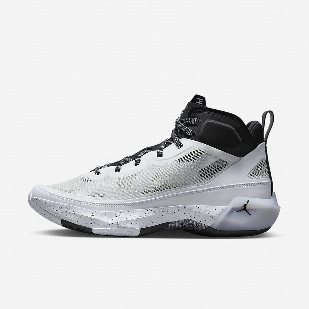 Jordan Tenisky Nike Air Jordan XXXVII Panske Biele Čierne | SK359246