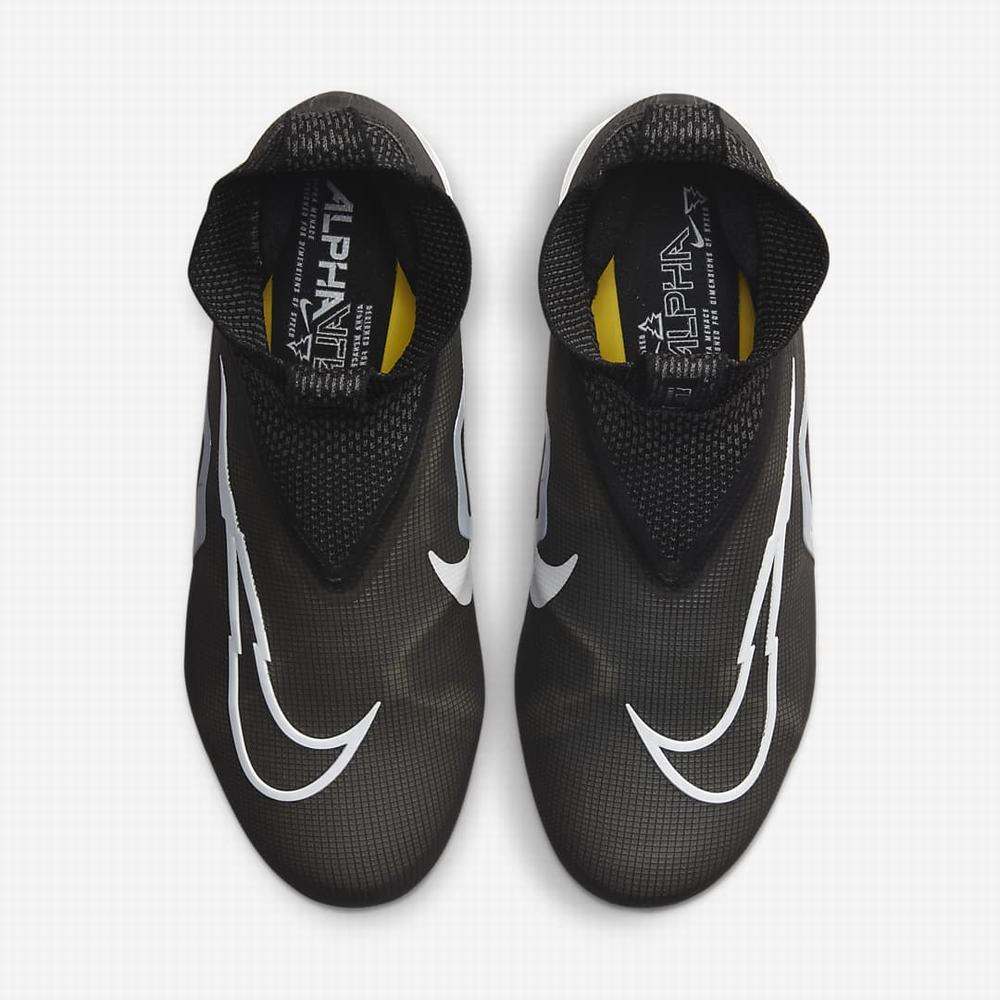 Kopačky Nike Alpha Menace Elite 3 Panske Čierne Siva Žlté Biele | SK426859