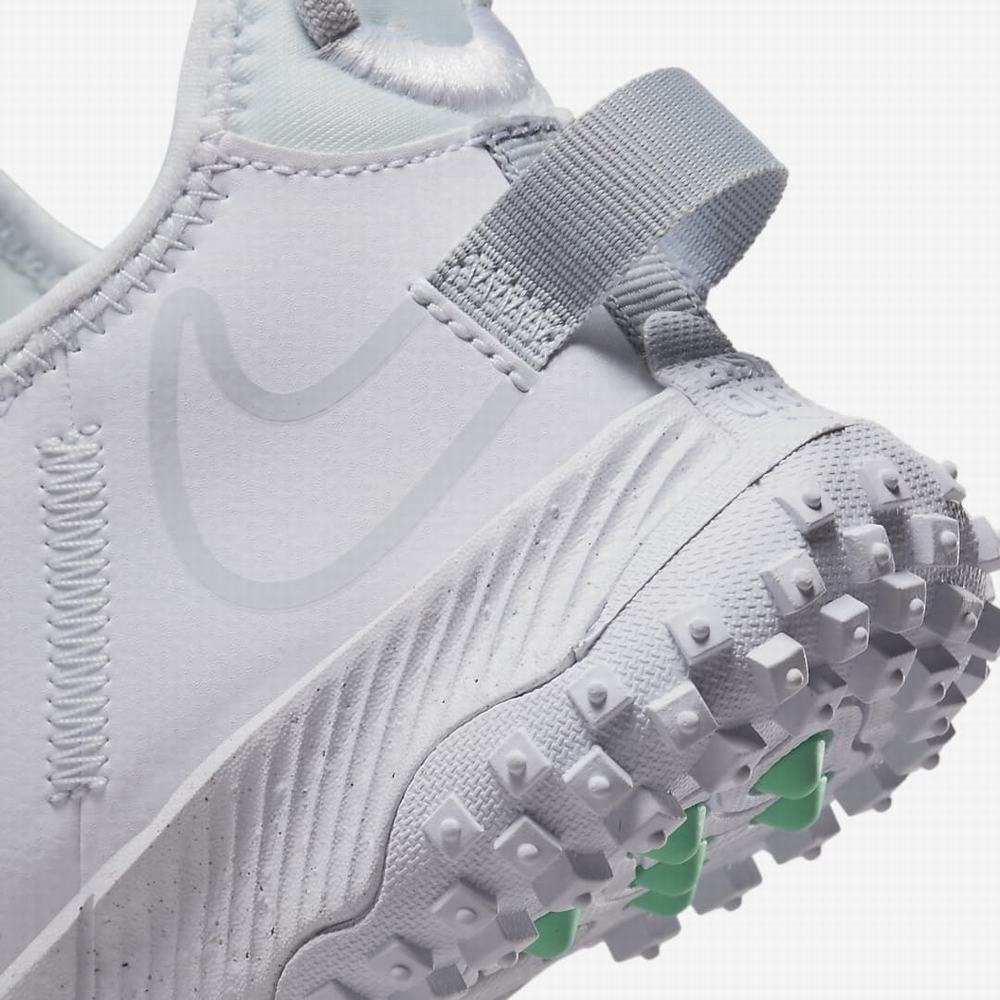 Kopačky Nike Future Field Detske Biele Platina Zelene Platina | SK590246