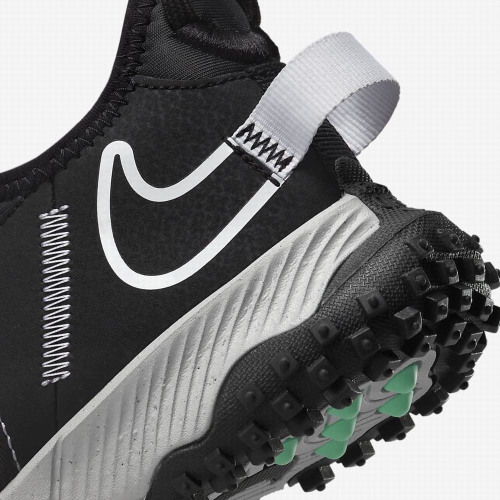 Kopačky Nike Future Field Detske Čierne Tmavo Siva Svetlo Siva Biele | SK641983