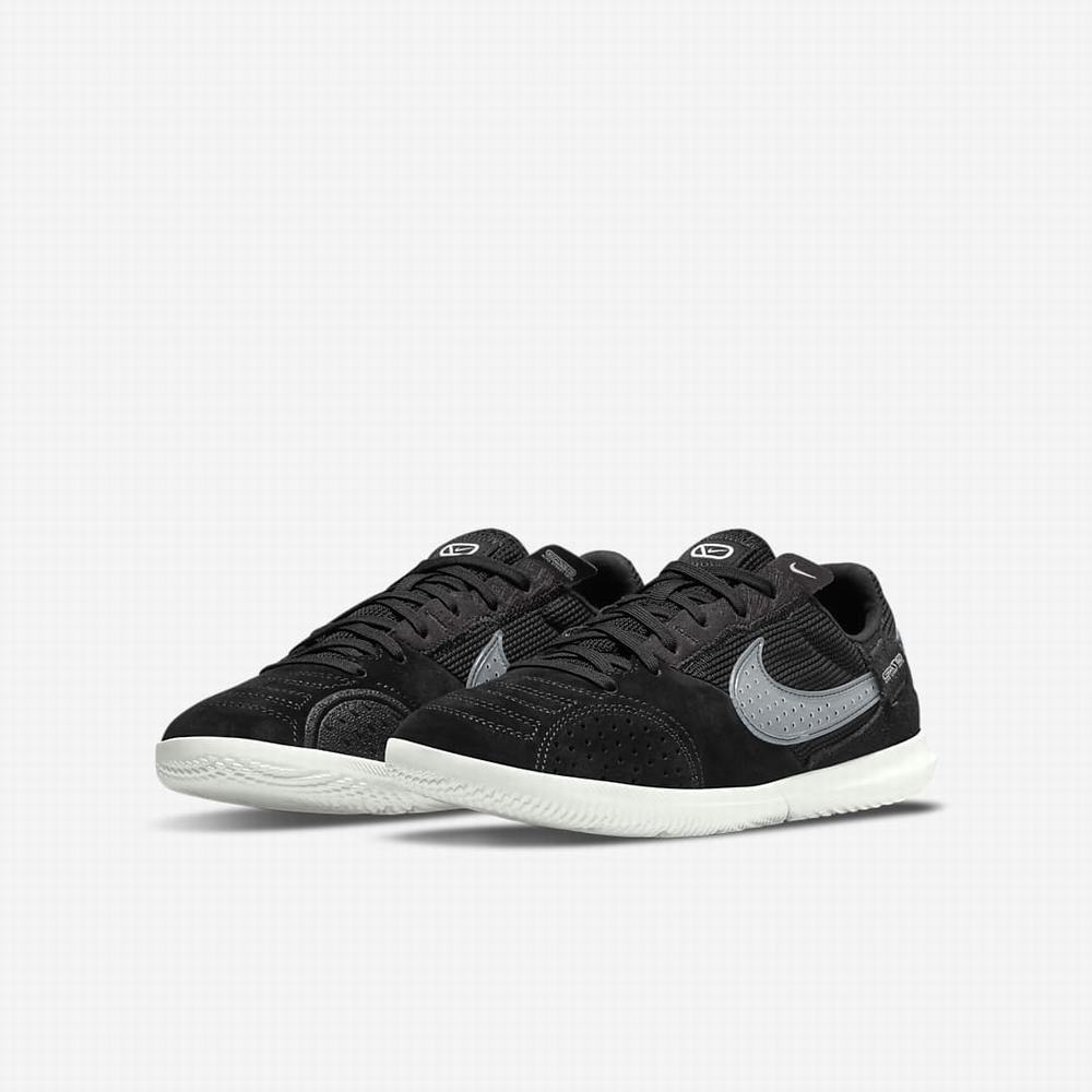 Kopačky Nike Jr. Streetgato Detske Čierne Biele | SK623451