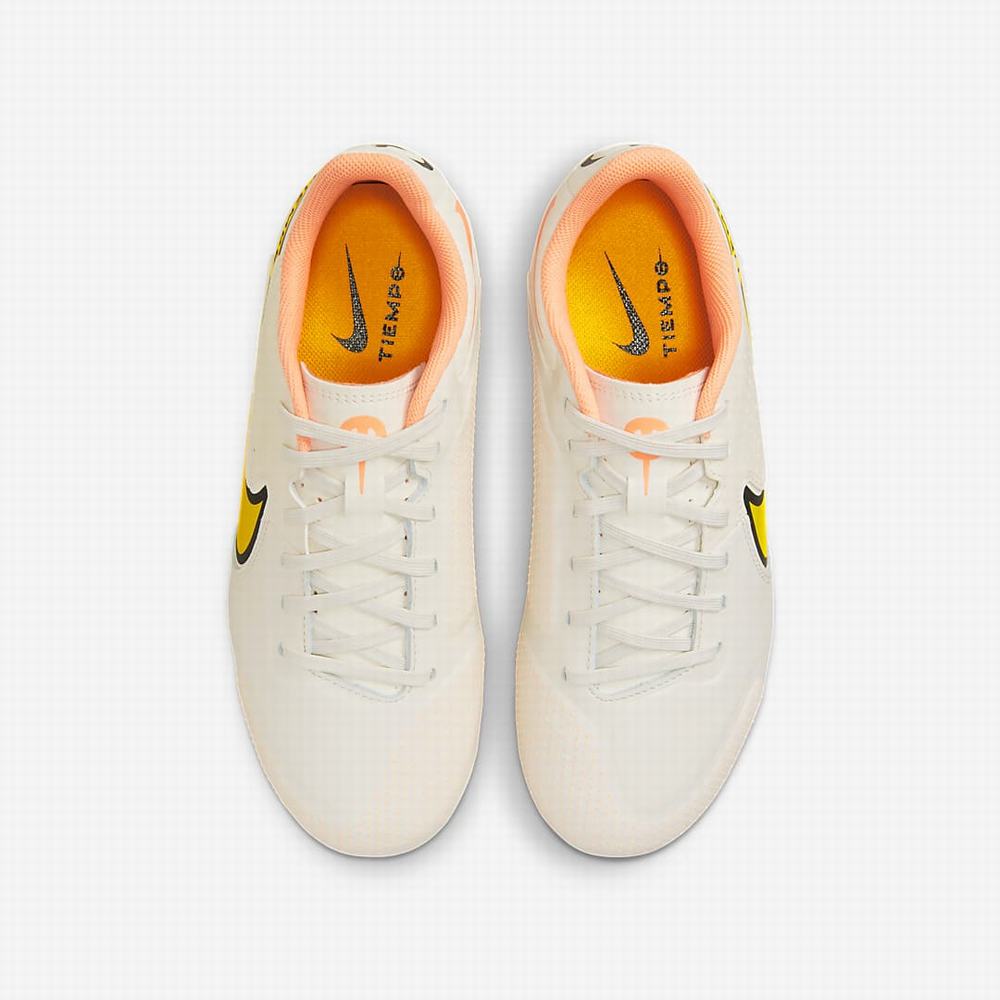 Kopačky Nike Jr. Tiempo Legend 9 Academy MG Multi-Ground Detske Béžové Oranžové Žlté | SK648092