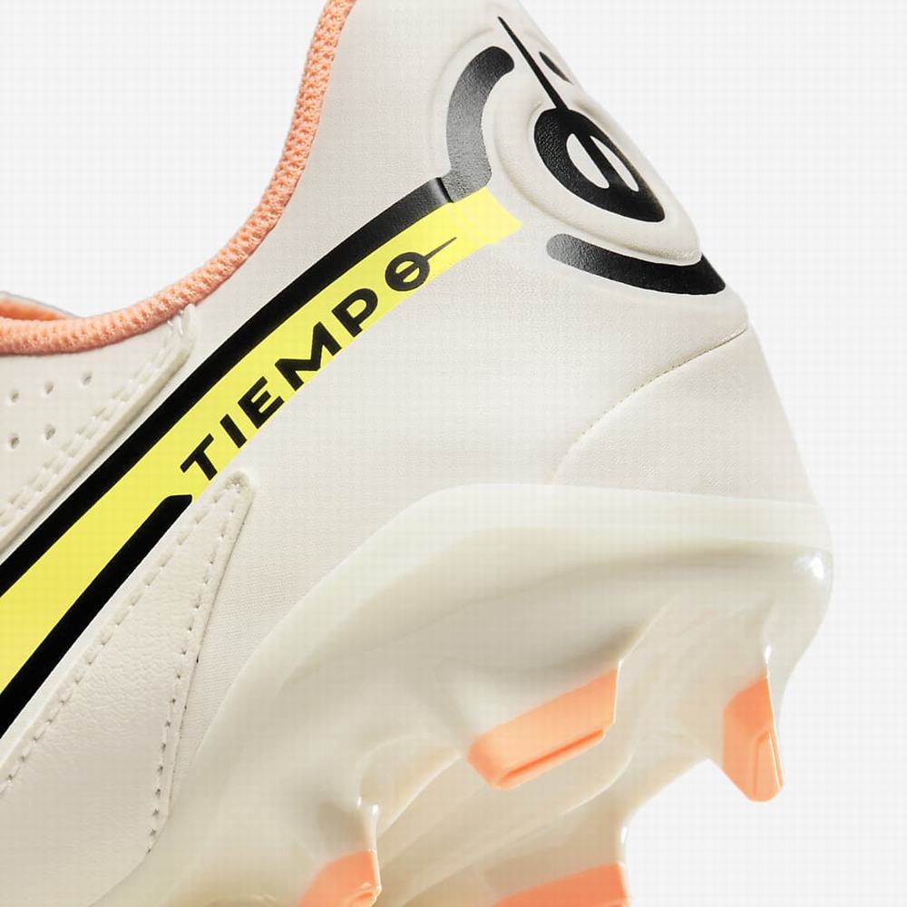 Kopačky Nike Jr. Tiempo Legend 9 Academy MG Multi-Ground Detske Béžové Oranžové Žlté | SK648092