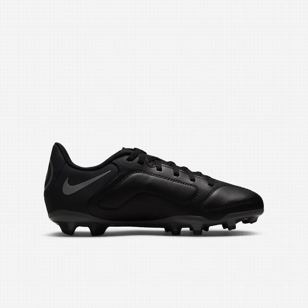 Kopačky Nike Jr. Tiempo Legend 9 Club MG Multi-Ground Detske Čierne Tmavo Siva Čierne | SK947802