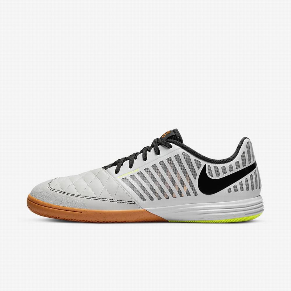 Kopačky Nike Lunar Gato II IC Indoor Court Panske Biele Čierne | SK916273