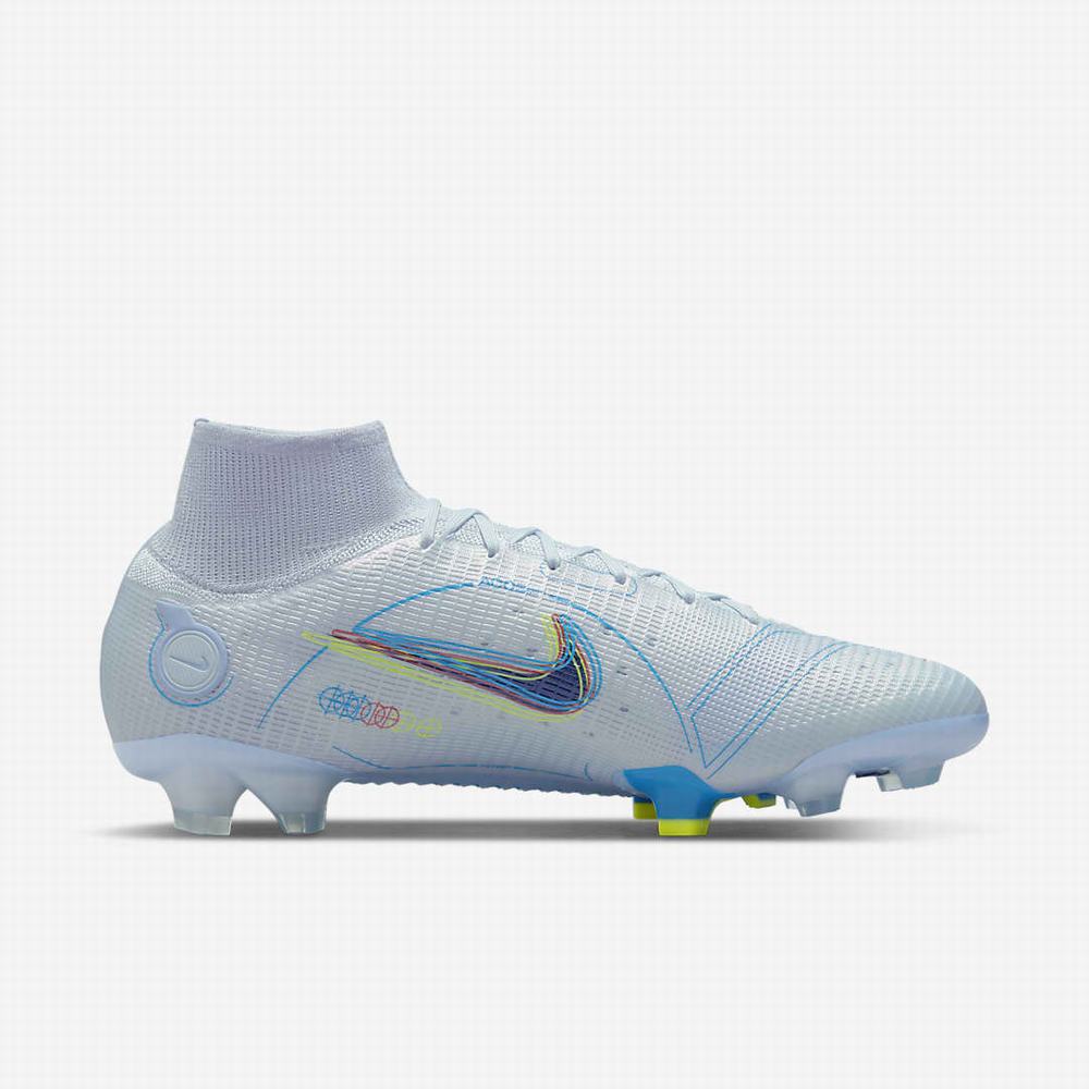 Kopačky Nike Mercurial Superfly 8 Elite FG Firm-Ground Panske Siva Modre Čierne Modre | SK149672