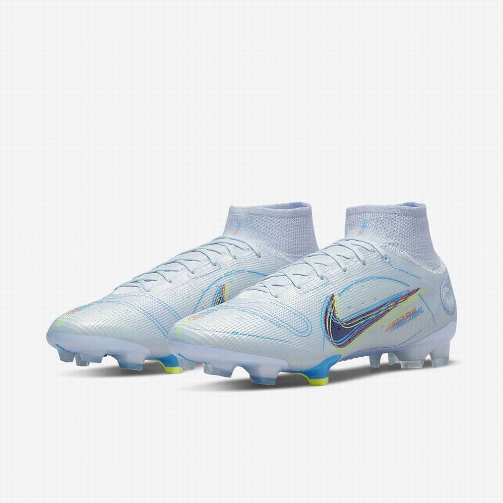 Kopačky Nike Mercurial Superfly 8 Elite FG Firm-Ground Panske Siva Modre Čierne Modre | SK149672