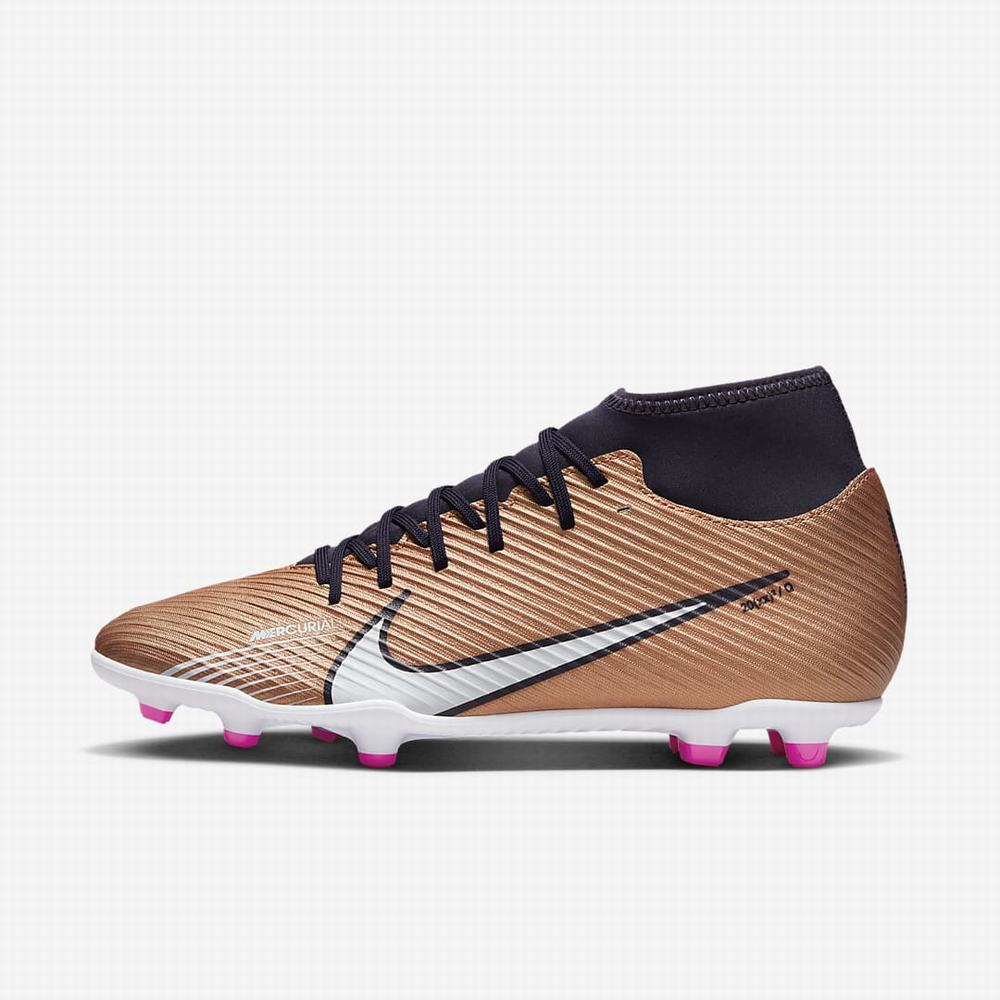 Kopačky Nike Mercurial Superfly 9 Club MG Multi-Ground Panske Metal Meď Metal Meď | SK042971