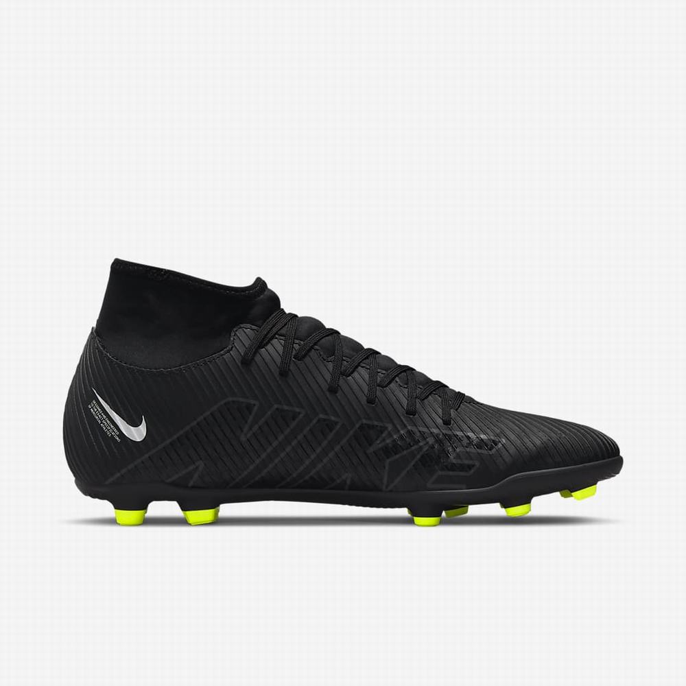 Kopačky Nike Mercurial Superfly 9 Club MG Multi-Ground Panske Čierne Biele Tmavo Siva | SK465381