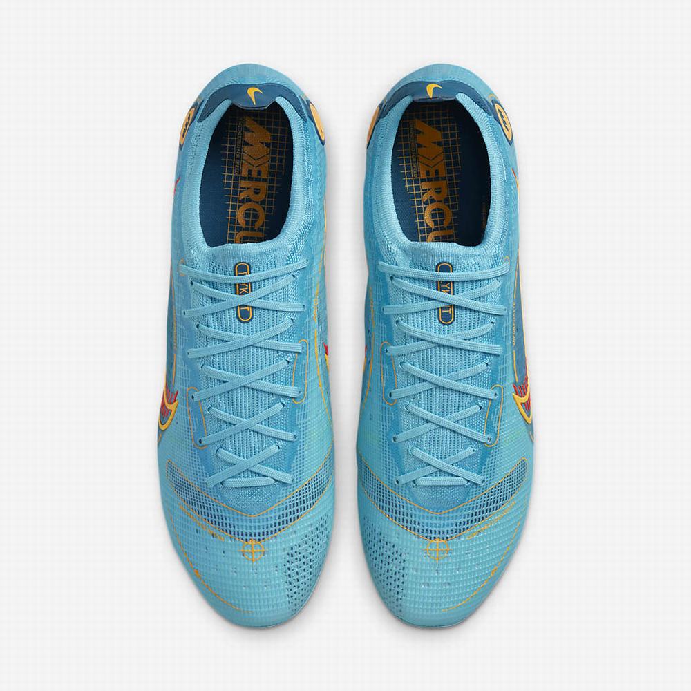 Kopačky Nike Mercurial Vapor 14 Elite AG Artificial-Ground Damske Modre Oranžové | SK015396