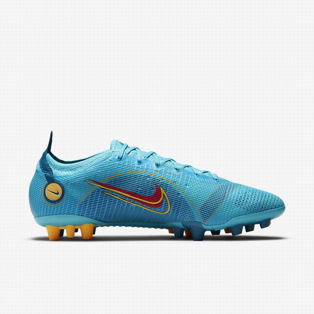 Kopačky Nike Mercurial Vapor 14 Elite AG Artificial-Ground Panske Modre Oranžové | SK724659