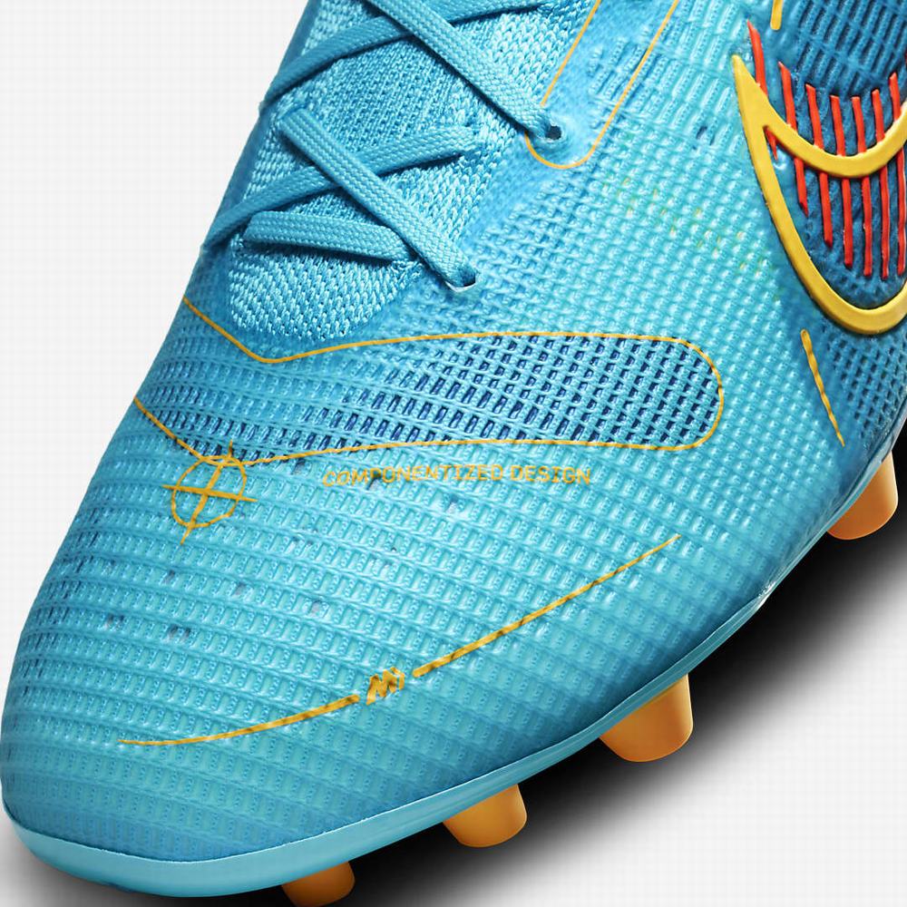 Kopačky Nike Mercurial Vapor 14 Elite AG Artificial-Ground Panske Modre Oranžové | SK724659