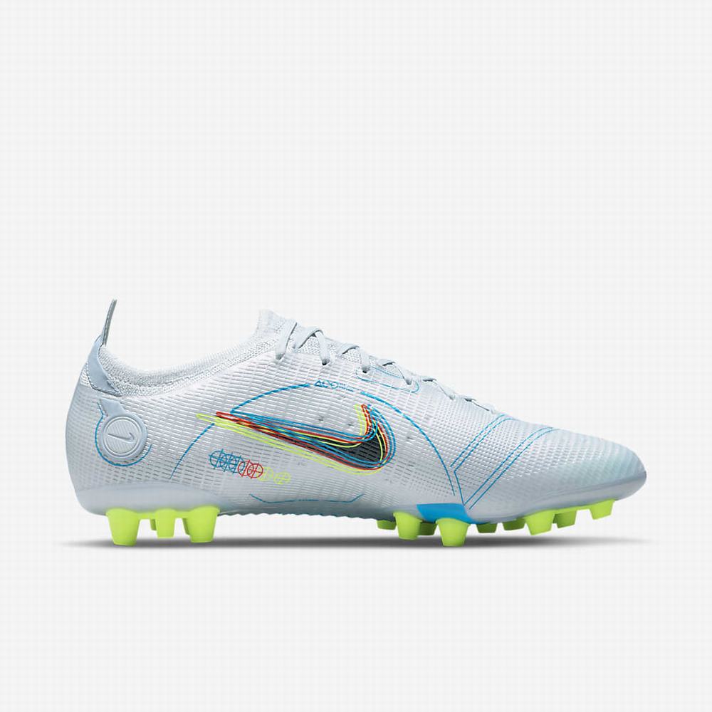 Kopačky Nike Mercurial Vapor 14 Elite AG Artificial-Ground Panske Siva Oranžové Čierne Modre | SK946210