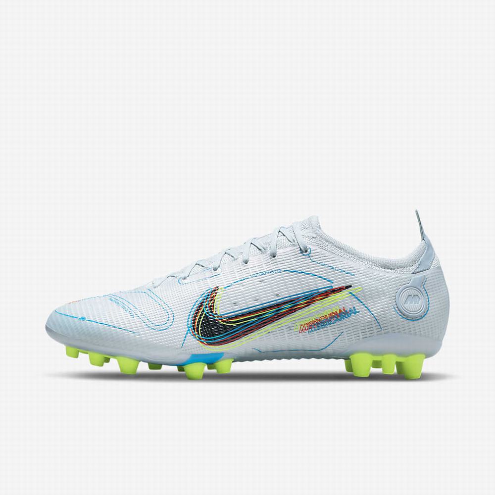 Kopačky Nike Mercurial Vapor 14 Elite AG Artificial-Ground Panske Siva Oranžové Čierne Modre | SK946210