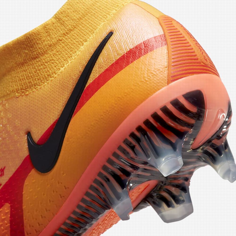 Kopačky Nike Phantom GT2 Dynamic Fit Elite FG Firm-Ground Panske Oranžové Svetlo Červené Čierne | SK592483