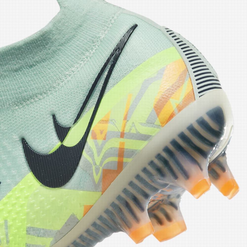 Kopačky Nike Phantom GT2 Dynamic Fit Elite FG Firm-Ground Damske Zelene Oranžové Čierne Modre | SK680954