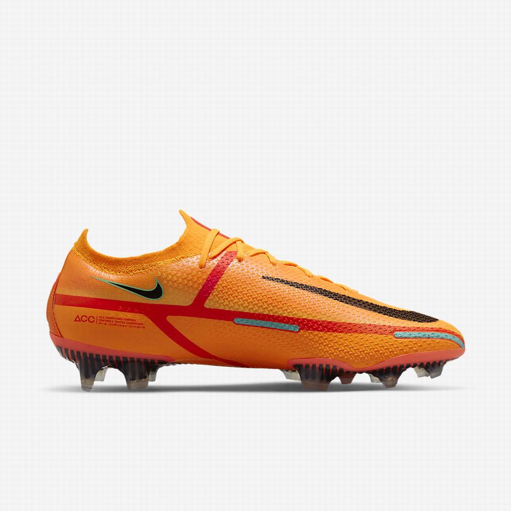 Kopačky Nike Phantom GT2 Elite FG Firm-Ground Damske Oranžové Svetlo Červené Čierne | SK302984