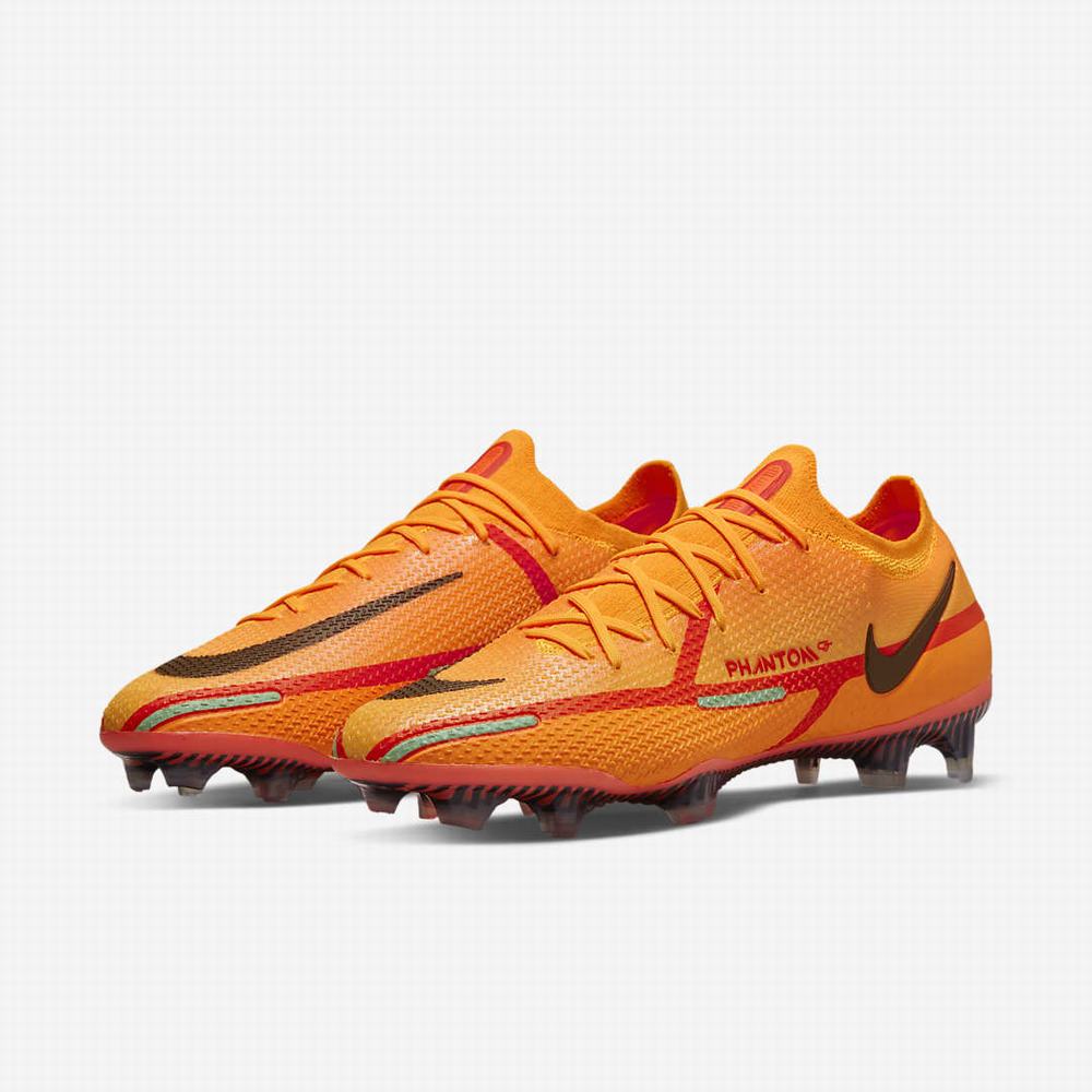 Kopačky Nike Phantom GT2 Elite FG Firm-Ground Damske Oranžové Svetlo Červené Čierne | SK302984