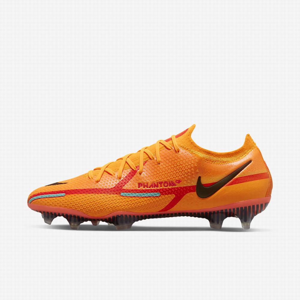 Kopačky Nike Phantom GT2 Elite FG Firm-Ground Damske Oranžové Svetlo Červené Čierne | SK302984