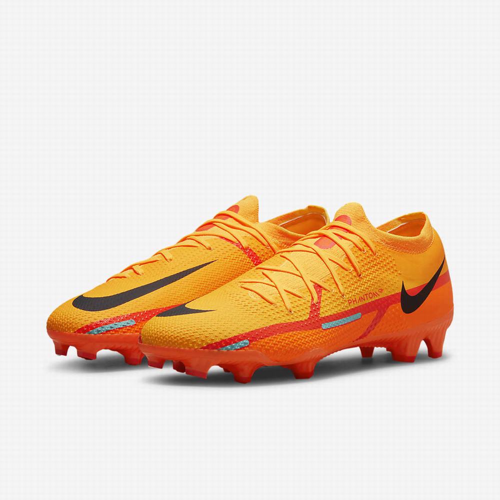 Kopačky Nike Phantom GT2 Pro FG Firm-Ground Damske Oranžové Svetlo Červené Čierne | SK075849