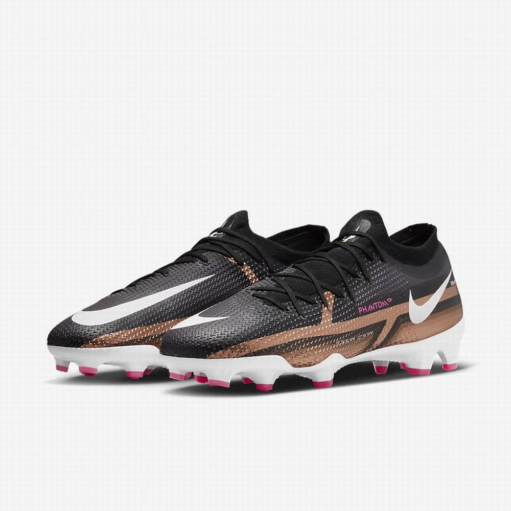 Kopačky Nike Phantom GT2 Pro FG Firm-Ground Damske Metal Meď Čierne Ruzove Biele | SK279415