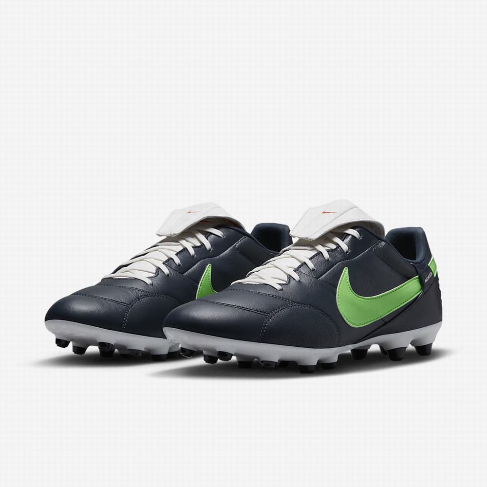 Kopačky Nike The Premier 3 FG Firm-Ground Damske Obsidian Zelene | SK652973