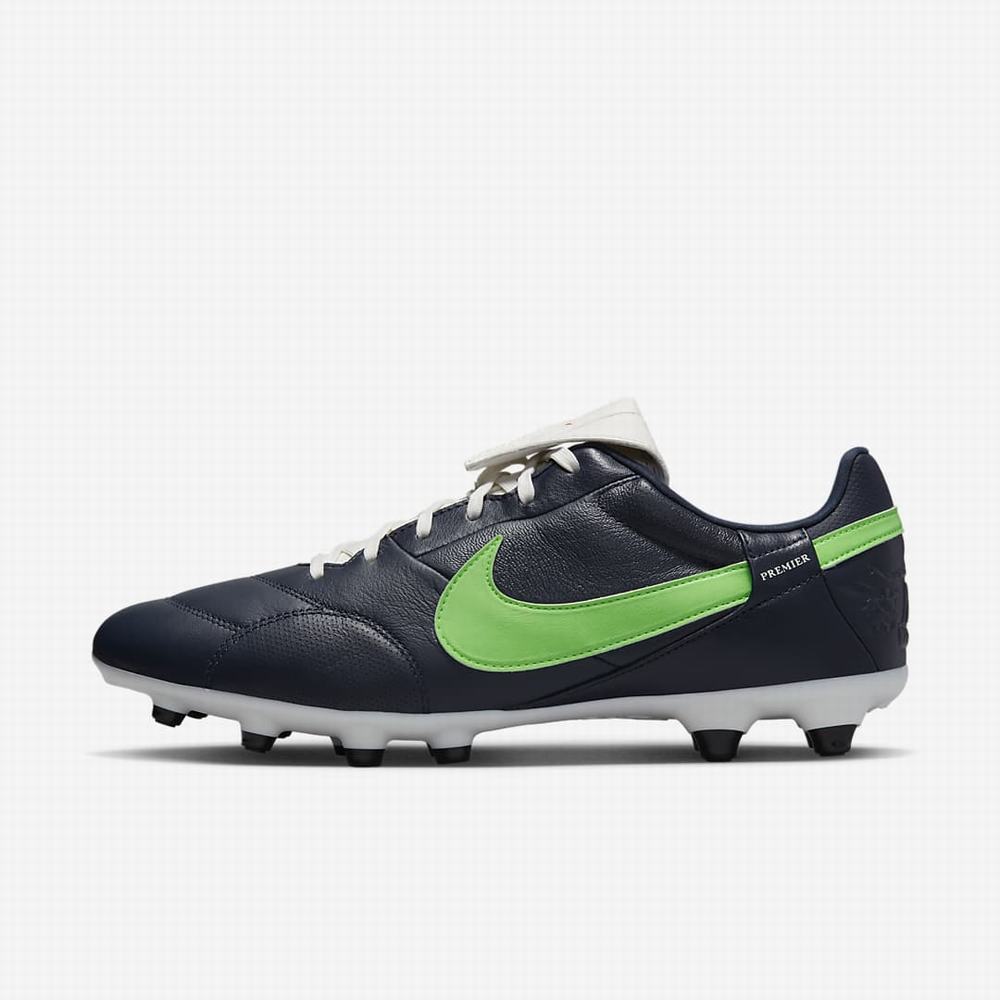 Kopačky Nike The Premier 3 FG Firm-Ground Damske Obsidian Zelene | SK652973