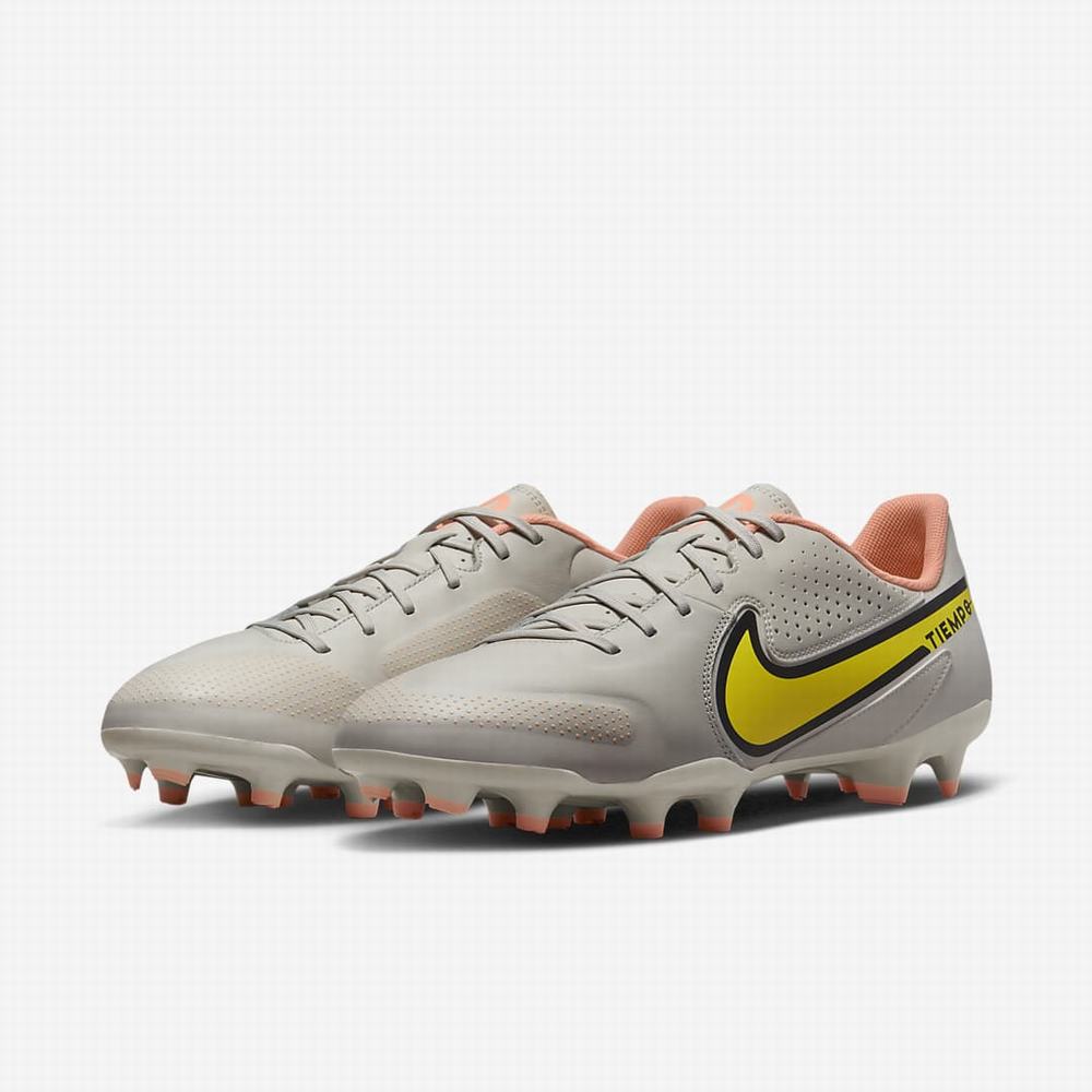 Kopačky Nike Tiempo Legend 9 Academy MG Multi-Ground Damske Béžové Oranžové Žlté | SK036517