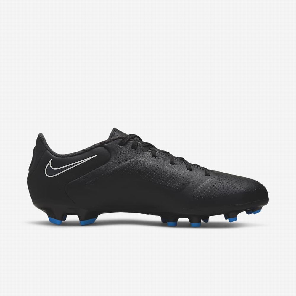 Kopačky Nike Tiempo Legend 9 Academy MG Multi-Ground Panske Čierne Biele Svetlo Modre Tmavo Siva | SK430879