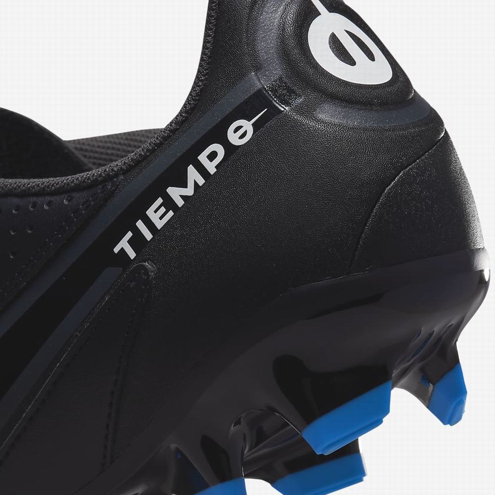 Kopačky Nike Tiempo Legend 9 Academy MG Multi-Ground Panske Čierne Biele Svetlo Modre Tmavo Siva | SK430879