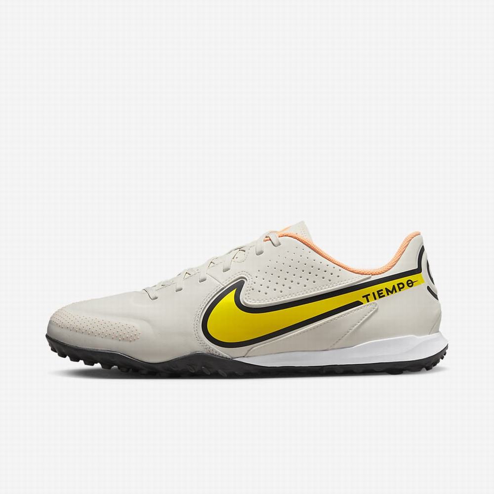 Kopačky Nike Tiempo Legend 9 Academy TF Turf Damske Béžové Oranžové Žlté | SK821956