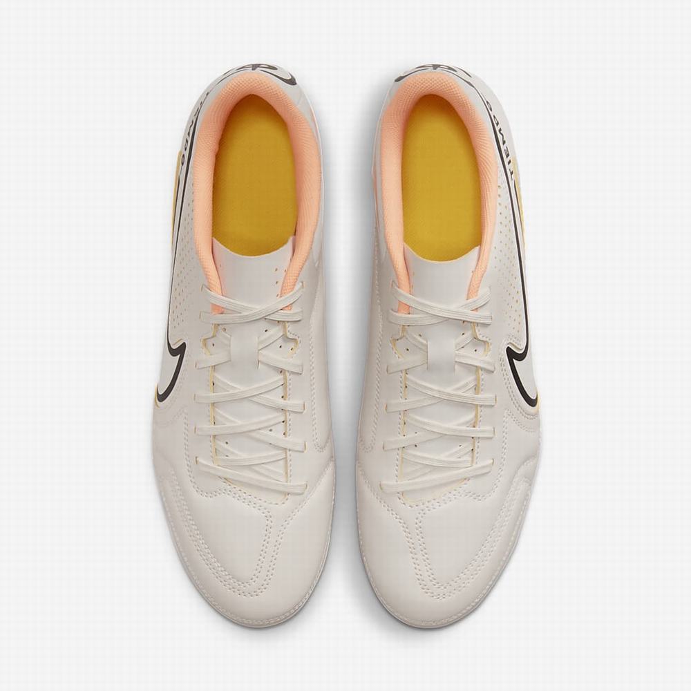 Kopačky Nike Tiempo Legend 9 Club MG Multi-Ground Damske Béžové Oranžové Žlté | SK396174