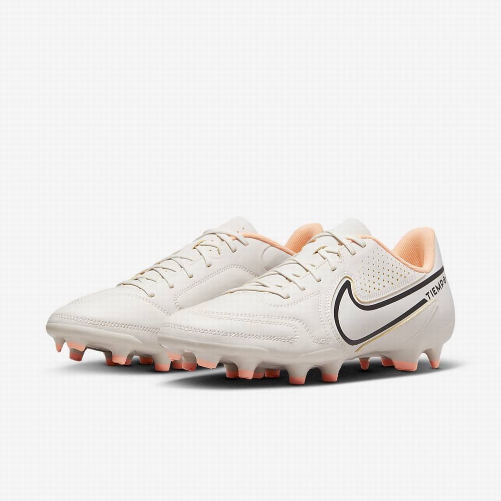 Kopačky Nike Tiempo Legend 9 Club MG Multi-Ground Damske Béžové Oranžové Žlté | SK396174