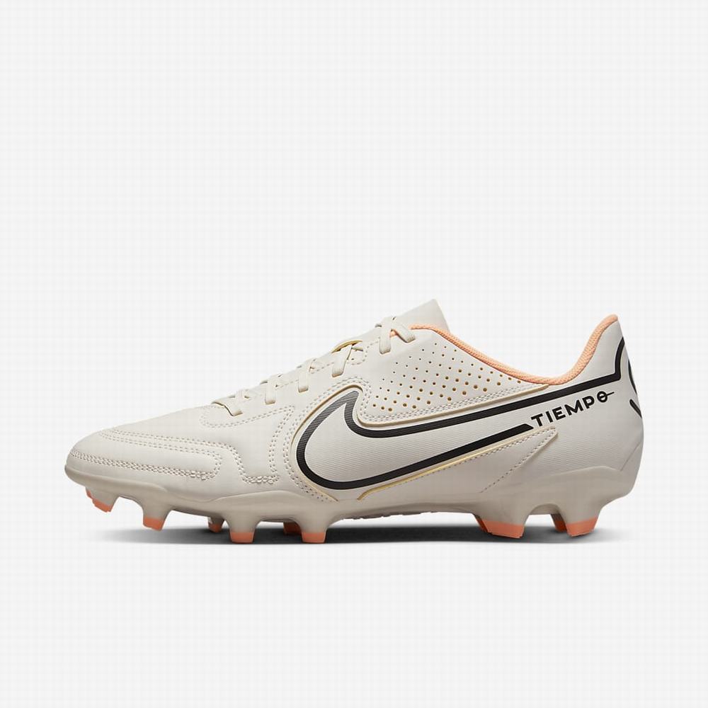 Kopačky Nike Tiempo Legend 9 Club MG Multi-Ground Damske Béžové Oranžové Žlté | SK396174