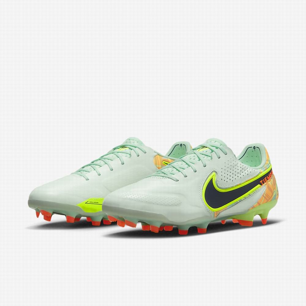 Kopačky Nike Tiempo Legend 9 Elite FG Firm-Ground Panske Oranžové Žlté | SK389460