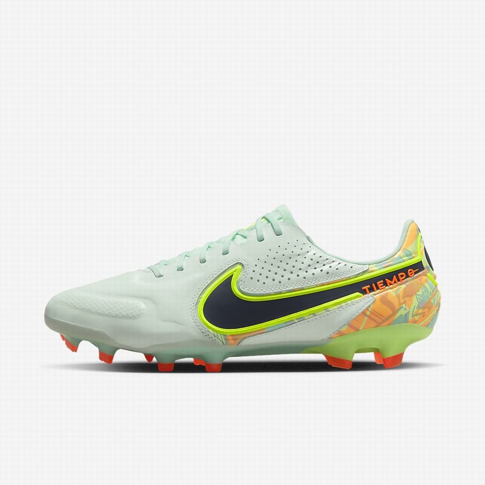 Kopačky Nike Tiempo Legend 9 Elite FG Firm-Ground Panske Oranžové Žlté | SK389460