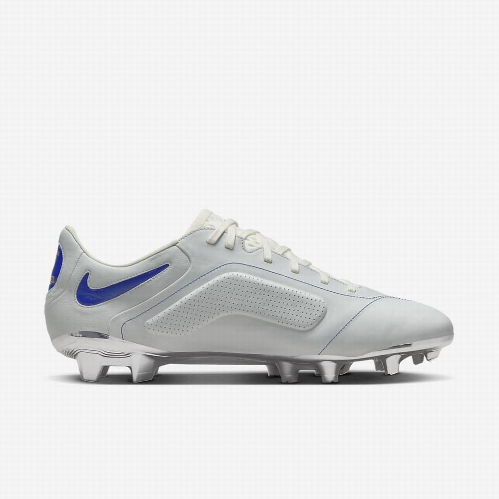 Kopačky Nike Tiempo Legend 9 Elite MI FG Firm-Ground Panske Čierne Tmavo Siva Metal Zlate Metal Tmavo Siva | SK380297