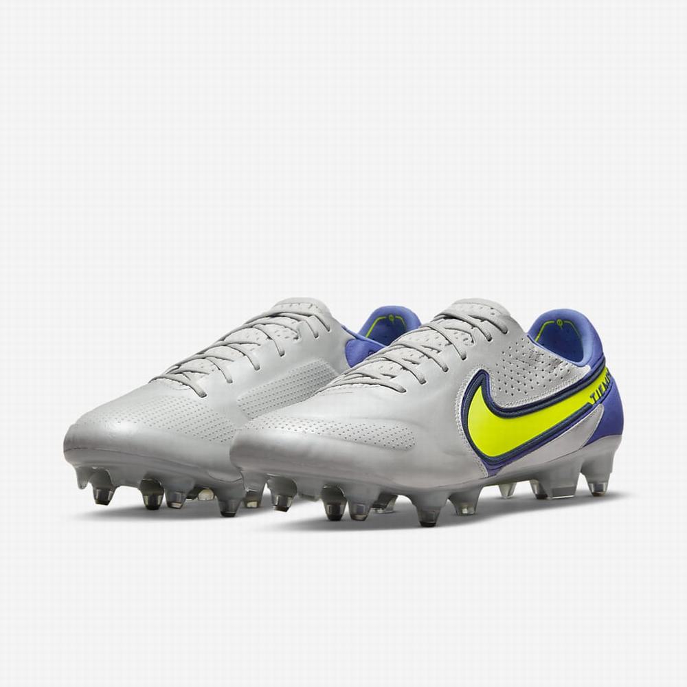 Kopačky Nike Tiempo Legend 9 Elite SG-Pro AC Soft-Ground Damske Siva Modre | SK936085