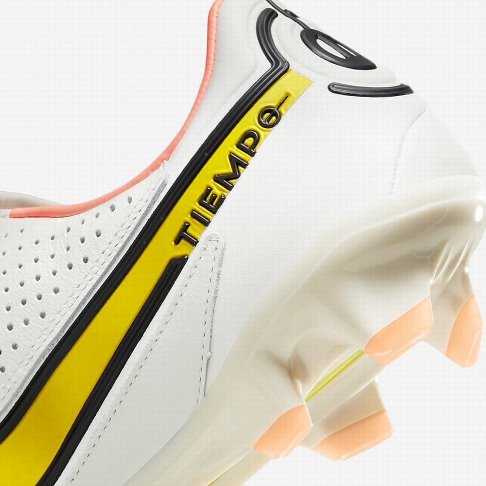 Kopačky Nike Tiempo Legend 9 Pro FG Firm-Ground Panske Béžové Oranžové Žlté | SK428137